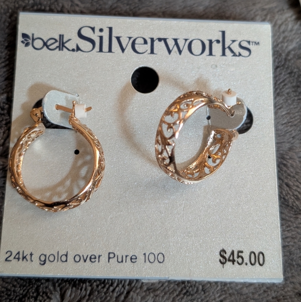 Gold Hoop Earrings